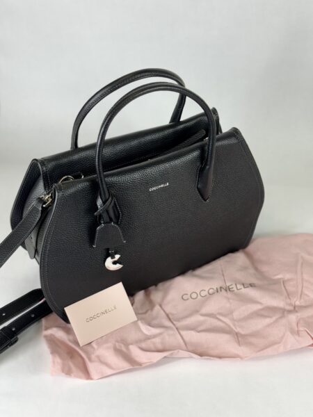 Tasche Coccinelle Lord, Leder, schwarz