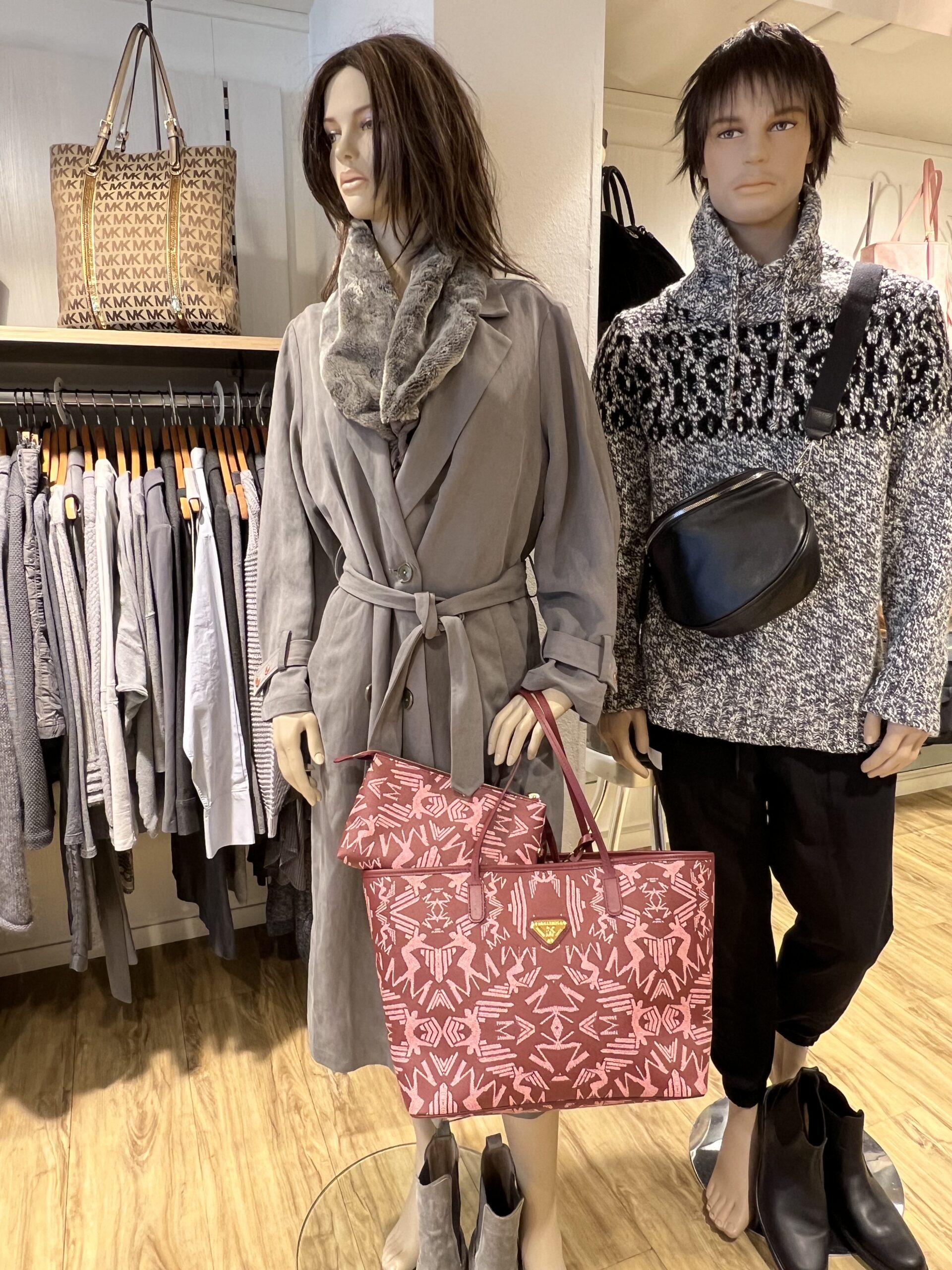 Tasche Shopper Maison Mollerus BernTasche Shopper Maison Mollerus Bern, Maze Bubble / Antik, Canvas / Leder Maze Bubble / Antik, Canvas / Leder