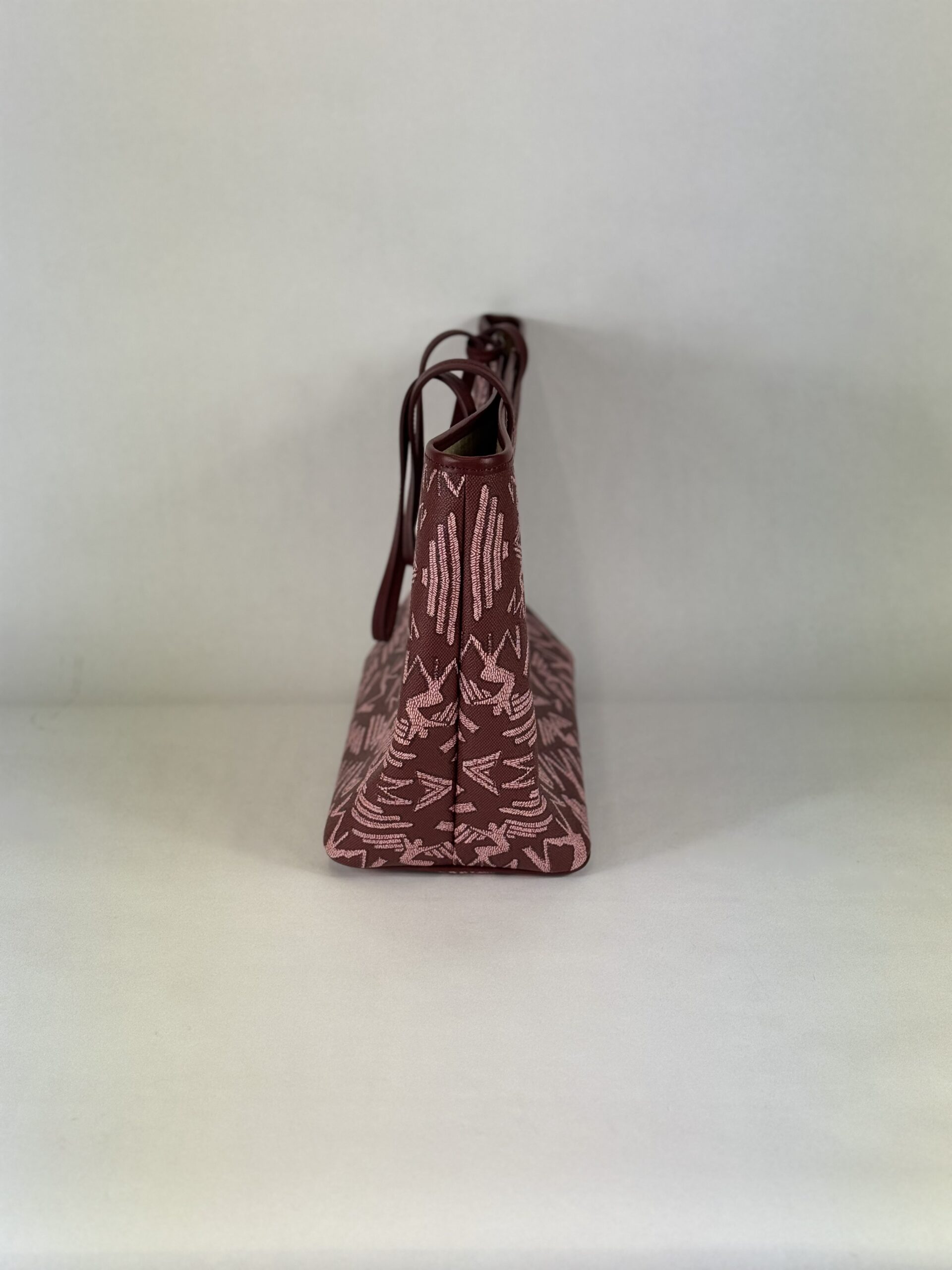 Tasche Shopper Maison Mollerus Bern, Maze Bubble / Antik, Canvas / Leder