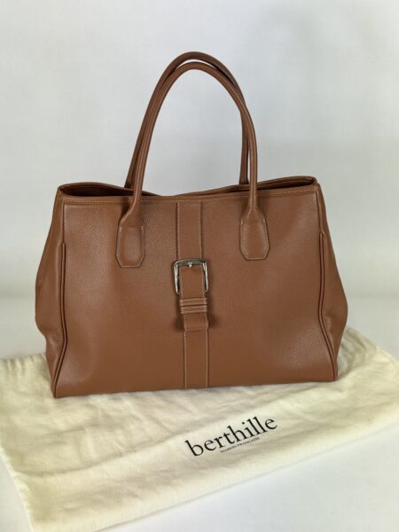 Tasche Berthille Faubourg, camel, Leder