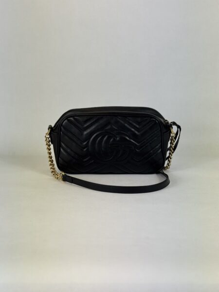Tasche Gucci GG Marmont Small Camera Bag, Leder, schwarz