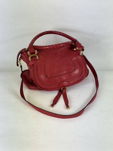 Handtasche Chloé Marcie, Leder, rot